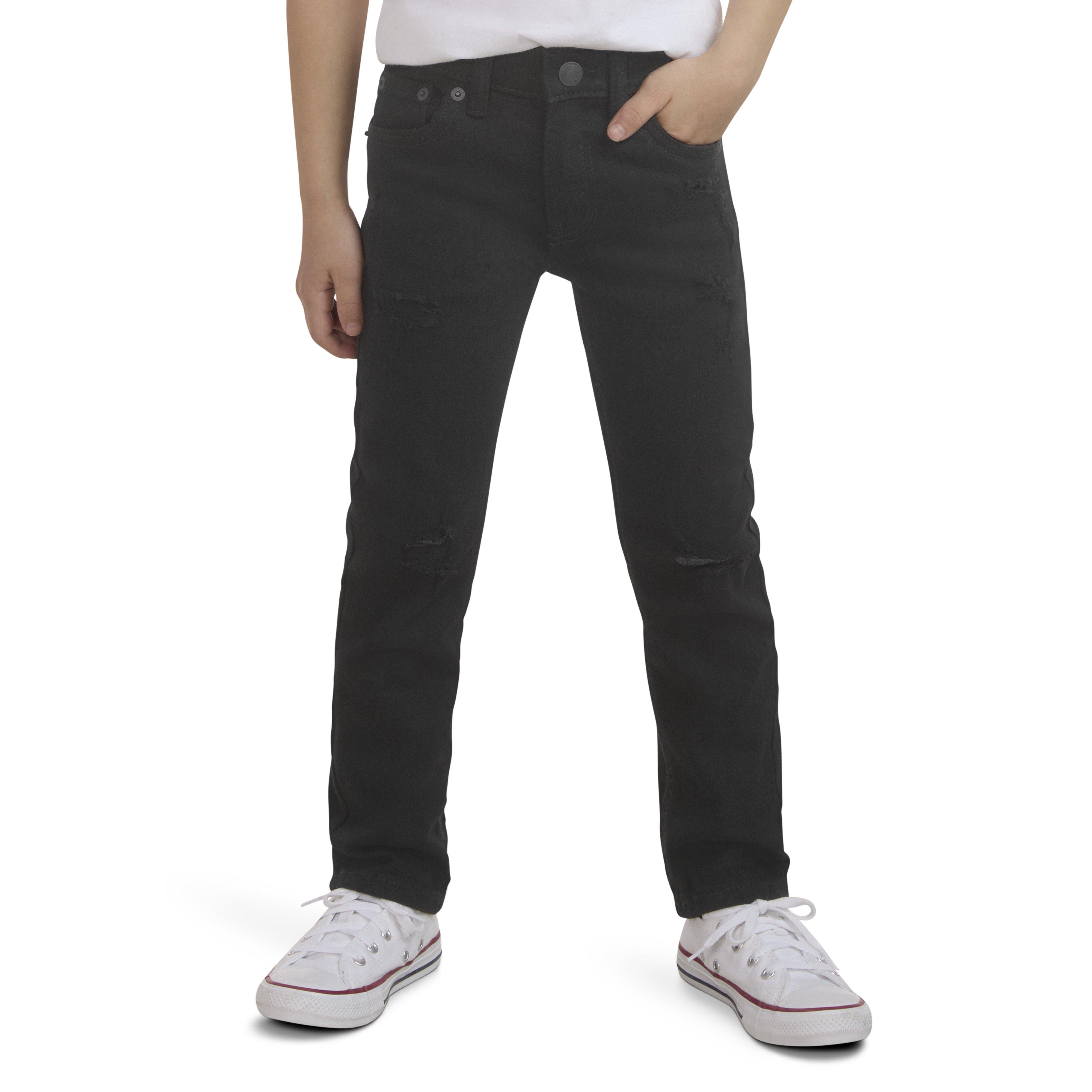 Levi's Little Boys' 510 Skinny Fit Black Wash Denim Jeans - BLACK
